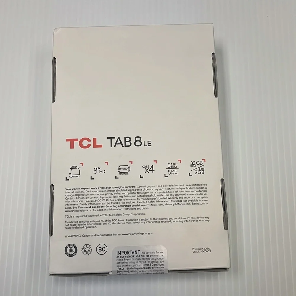 TCL Tab 8 LE New with Box - Picture 3 of 5